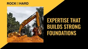 Professional excavation services for residential and commercial projects