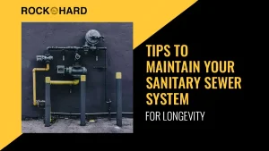 Routine sewer maintenance by professional contractors.