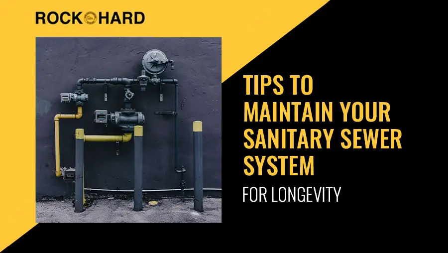 Routine sewer maintenance by professional contractors.