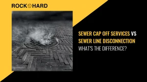 difference between sewer cap-off and sewer line disconnection