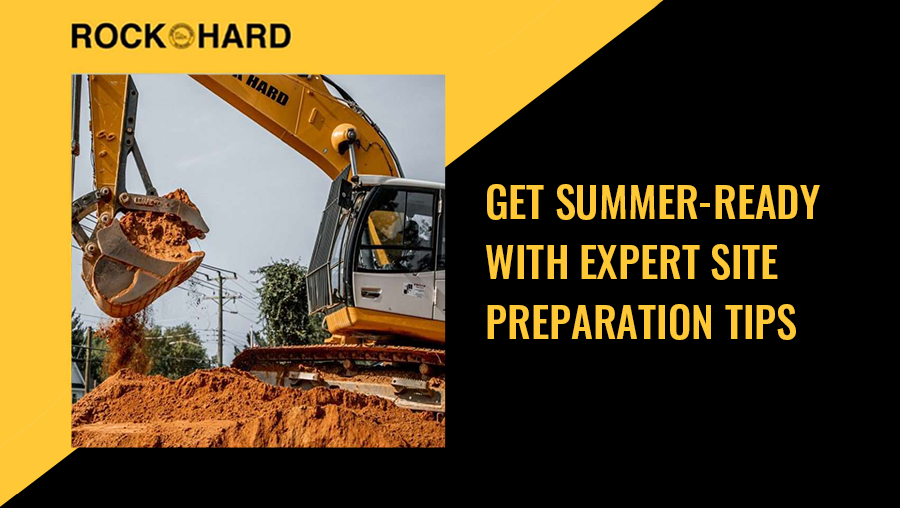 Excavators preparing a construction site with land grading