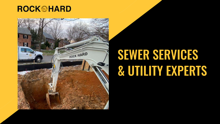 Sewer disconnect and trenching services by Rock Hard Excavating