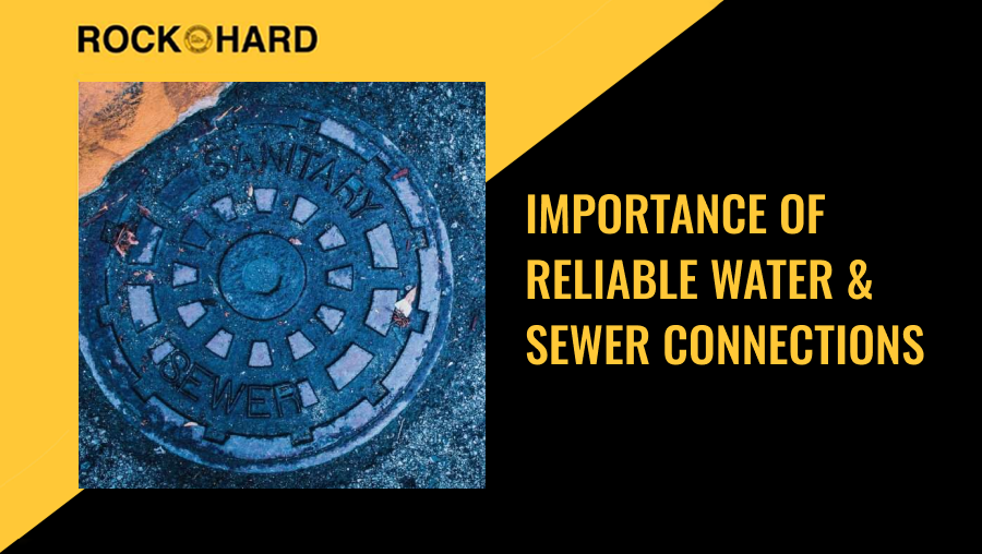 sanitary sewer services by Rock Hard Excavating