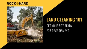 Land clearing services for site development in Northern Virginia