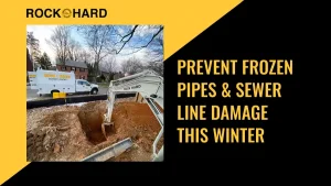 Frozen sewer lines and pipe winter damage prevention tips