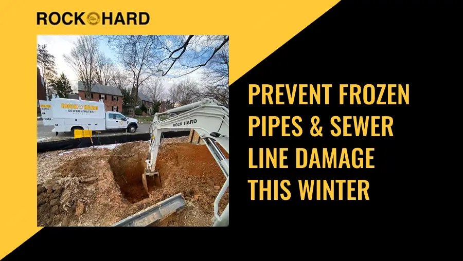 Frozen sewer lines and pipe winter damage prevention tips