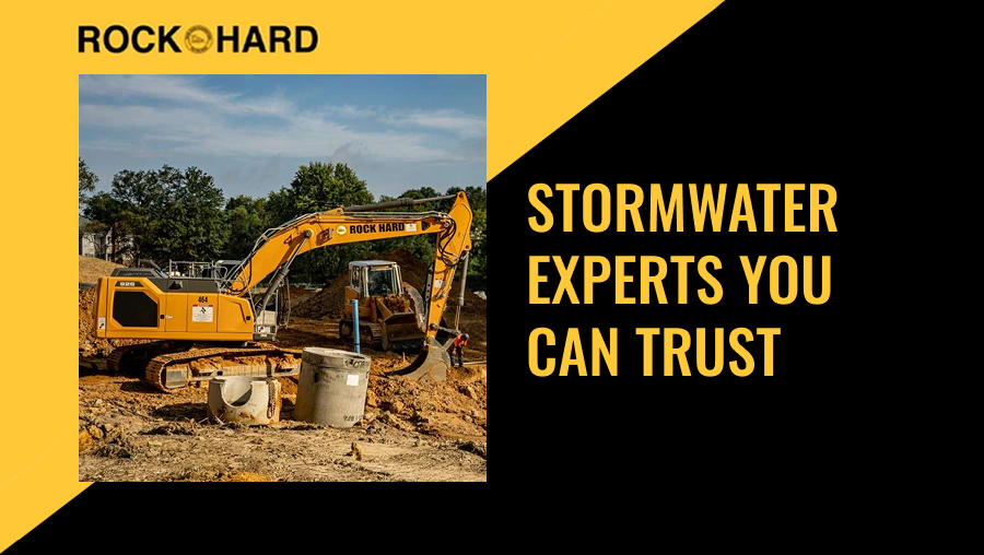Choose Rock Hard Excavating for stormwater management services in Northern Virginia