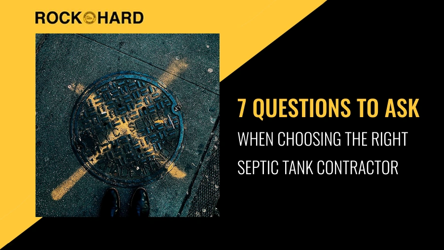 Septic tank installation on residential property in Fairfax Virginia