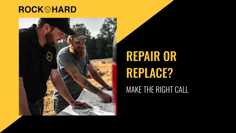 Rock Hard Excavating septic tank contractors inspecting septic system in Northern Virginia